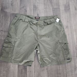 Tru Spec Men Olive Cargo Shorts Size 46/9